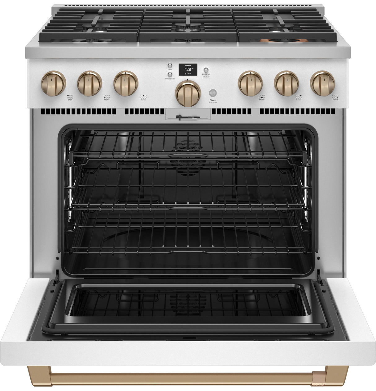 Café™ 36" Smart Dual-Fuel Commercial-Style Range with 6 Burners (Natural Gas)