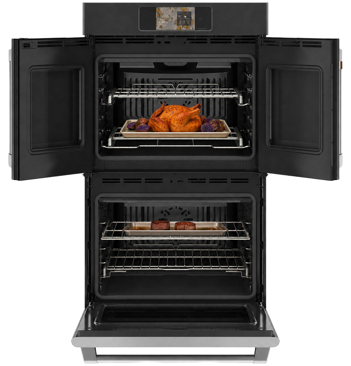 CAF(EBACK)™ Professional Series 30" Smart Built-In Convection French-Door Double Wall Oven