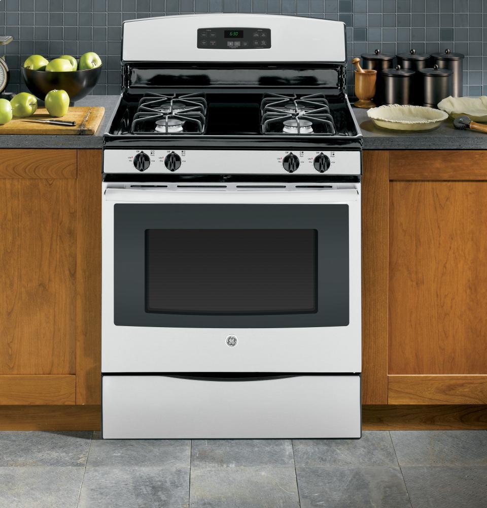 GE® 30" Free-Standing Gas Range