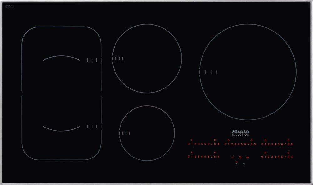 KM 6370 - Induction Cooktop with PowerFlex cooking area for maximum versatility and performance.