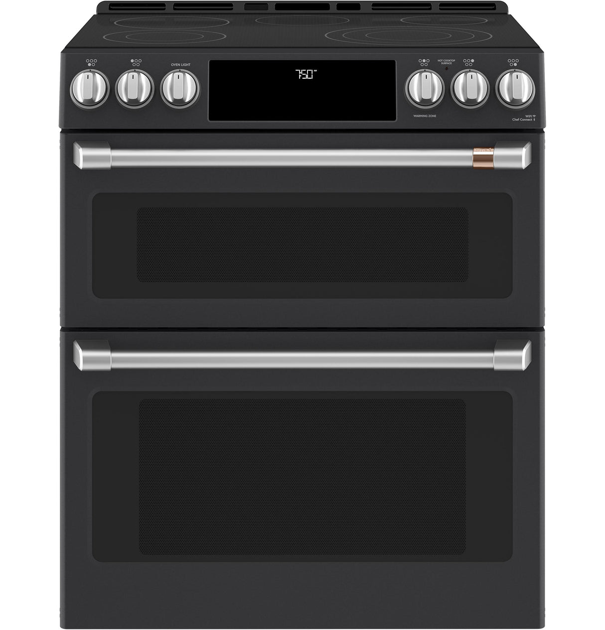 Café™ 30" Smart Slide-In, Front-Control, Radiant and Convection Double-Oven Range