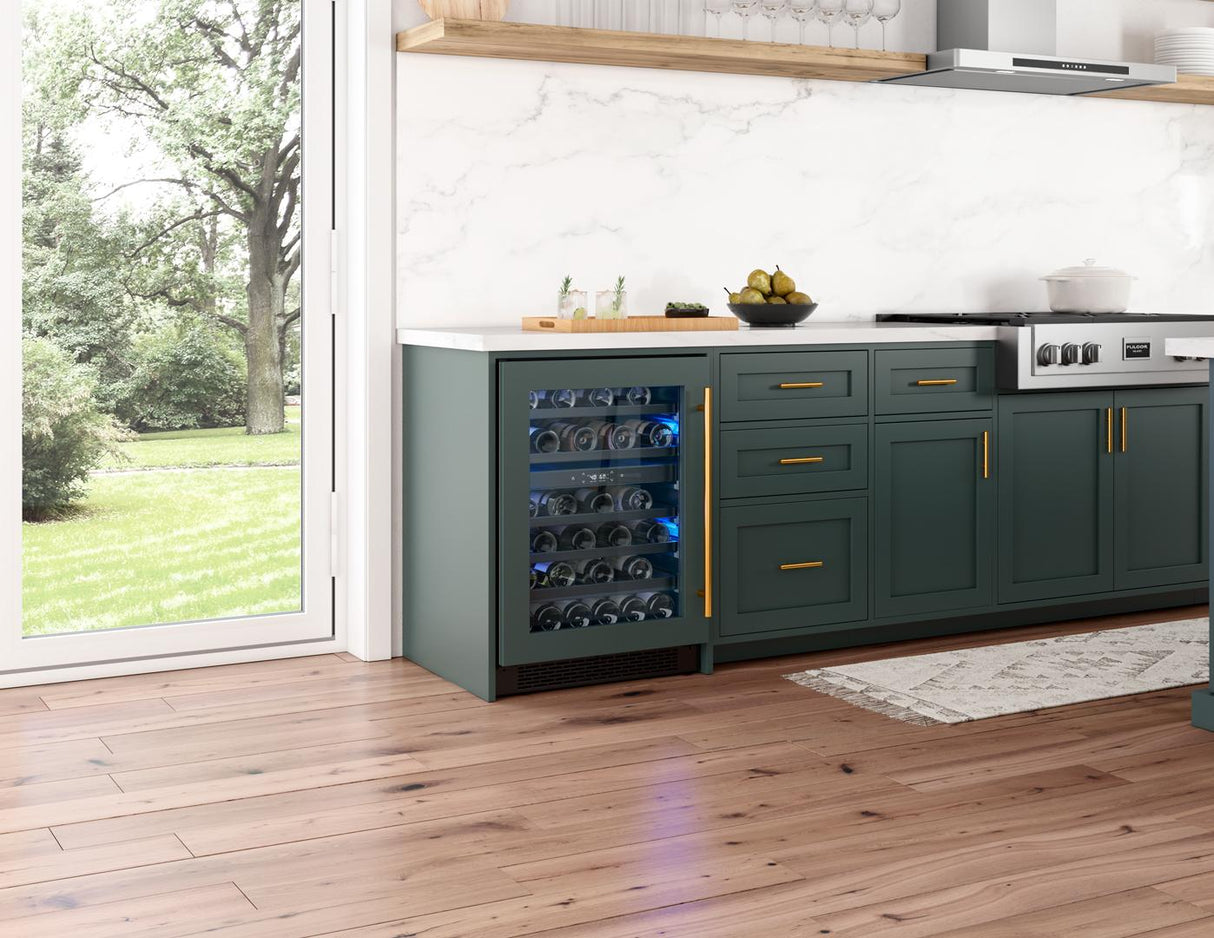 Presrv Wine Cooler, 24in UC, Panel Ready+Gls, 2Z