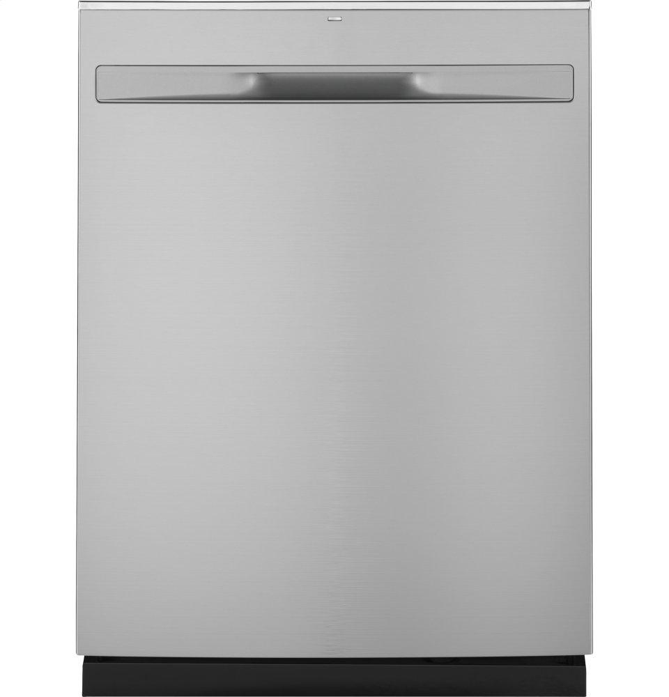 GE® Hybrid Stainless Steel Interior Dishwasher with Hidden Controls