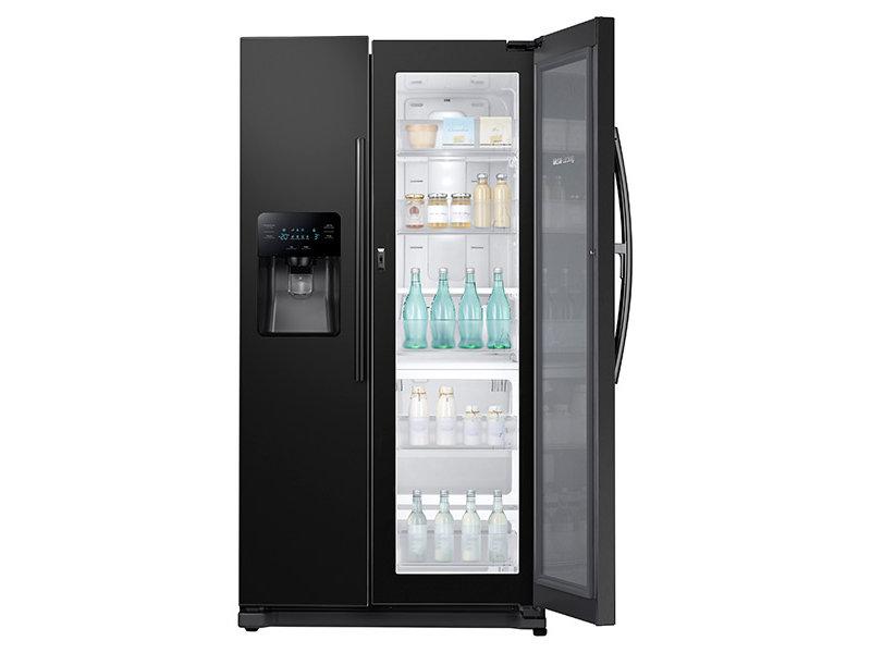 24.7 cu. ft. Side-by-Side Food ShowCase Refrigerator with Metal Cooling