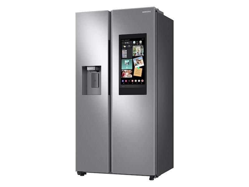 22 cu. ft. Counter Depth Side-by-Side Refrigerator with Touch Screen Family Hub™ in Stainless Steel