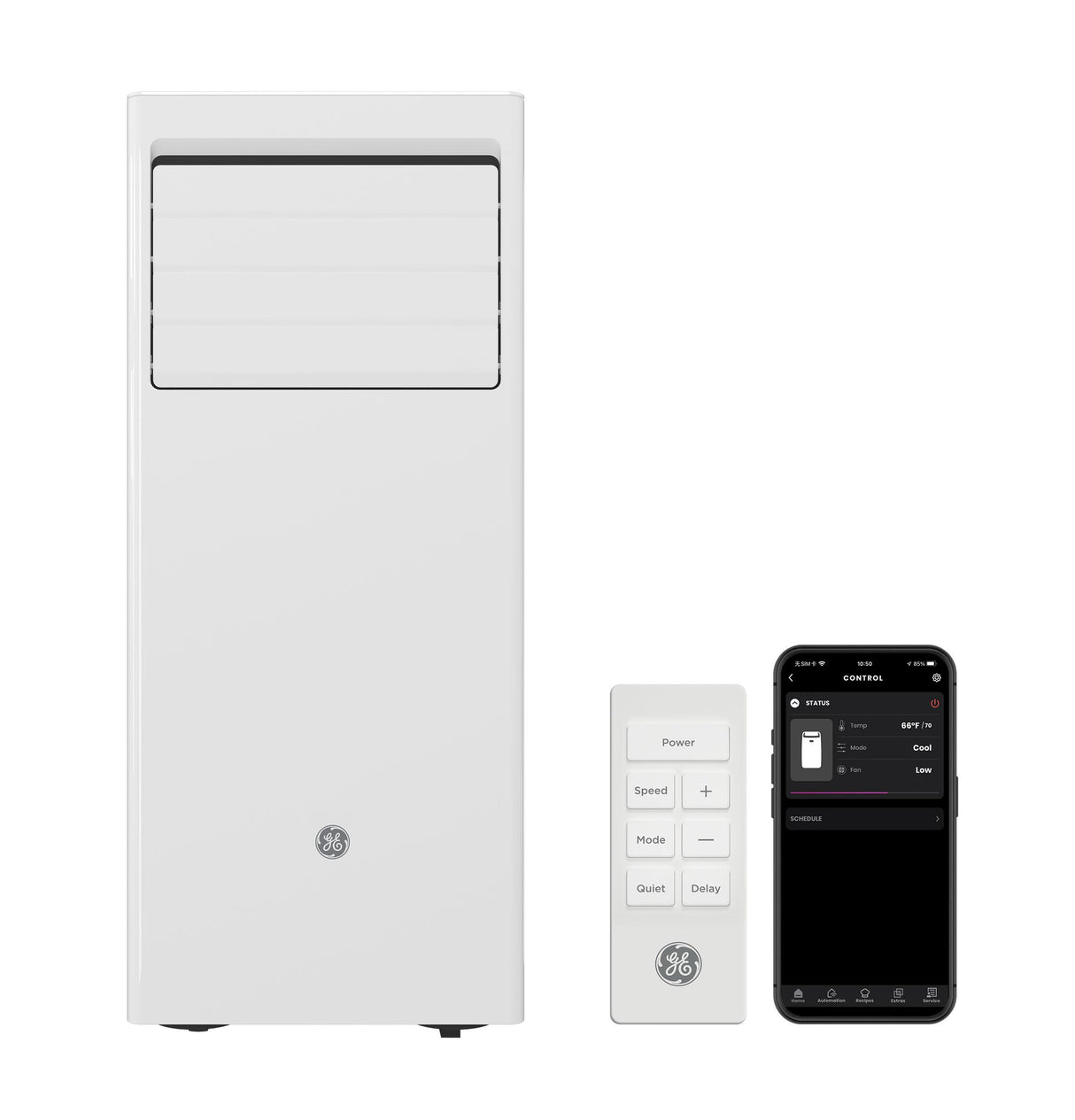 GE® 6,000 BTU DOE SACC Portable Air Conditioner for Small Rooms up to 250 sq. ft.