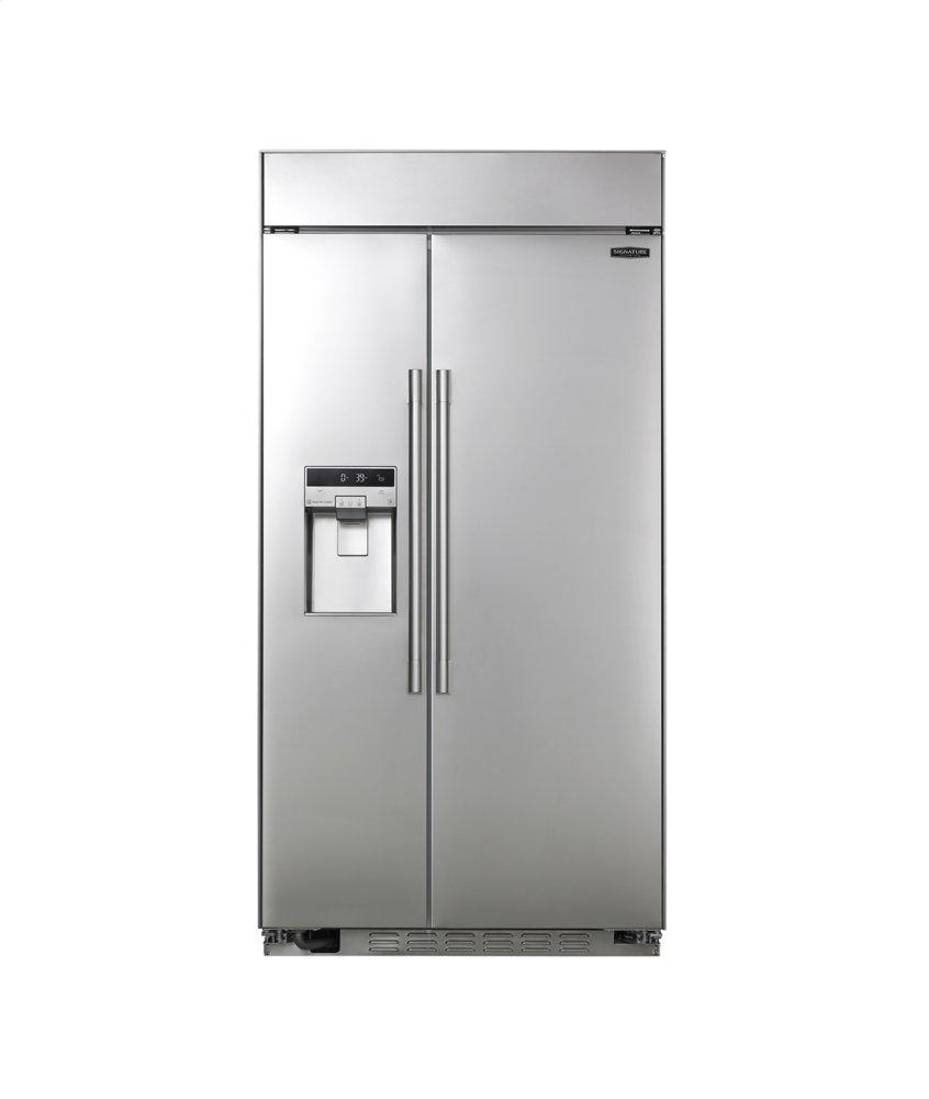 42-inch Built-in 25.6 cu.ft. Side-by-Side Refrigerator