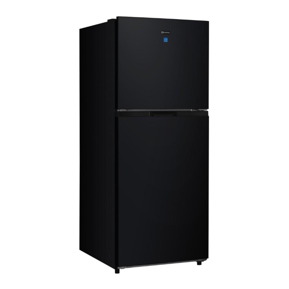 Verona VEFTF2412RBK 24 inch Top Freezer Refrigerator with 12 cu. ft. Total Capacity, Reversible Doors, Recessed Handle, Energy Star (Black)