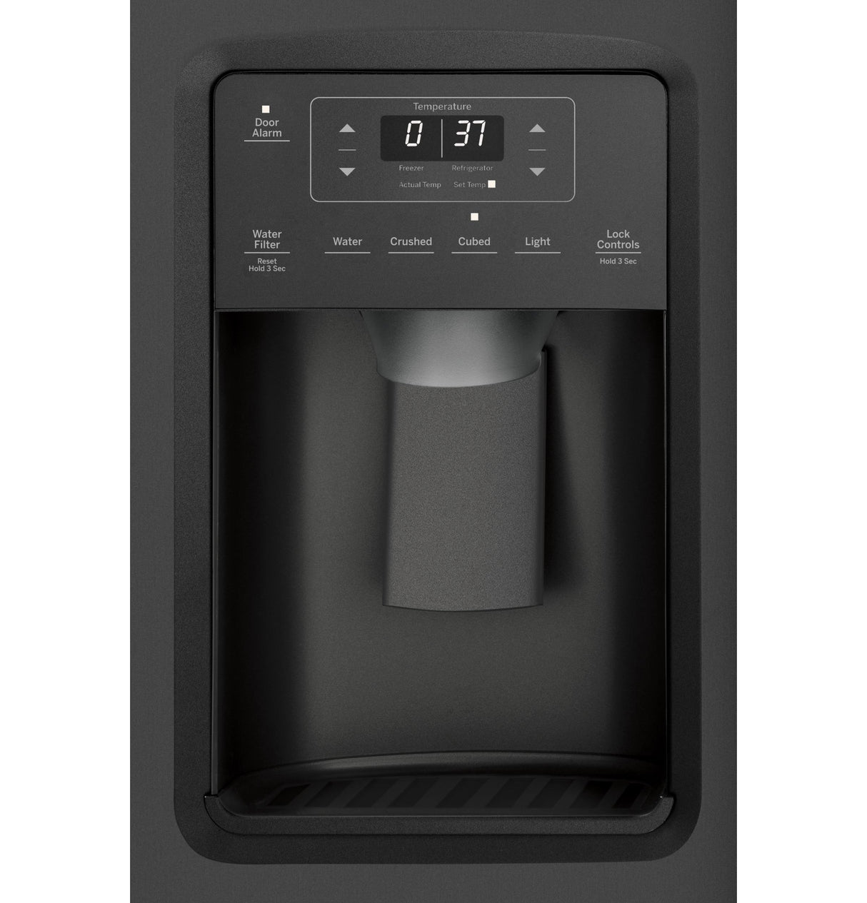 GE® 25.1 Cu. Ft. Side-By-Side Refrigerator