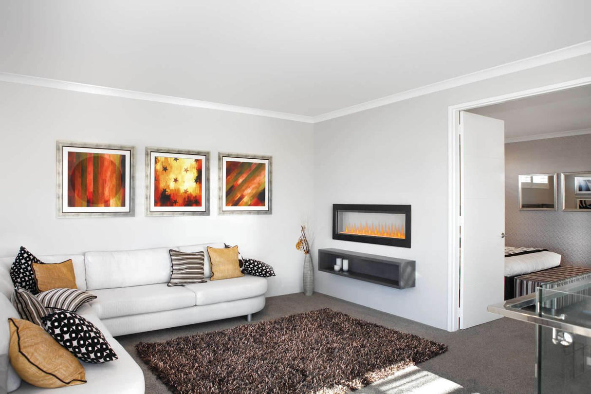 CLEARion Elite 60 See Through Built-in Electric Fireplace