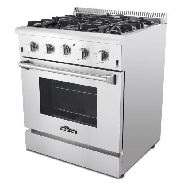 Hrg3026u 30" Professional Stainless Steel Gas Range