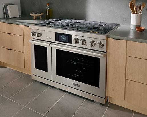 48" Gas Range, Silver Stainless, Natural Gas/Liquid Propane