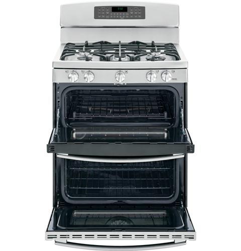 GE Profile™ Series 30" Free-Standing Gas Double Oven with Convection Range
