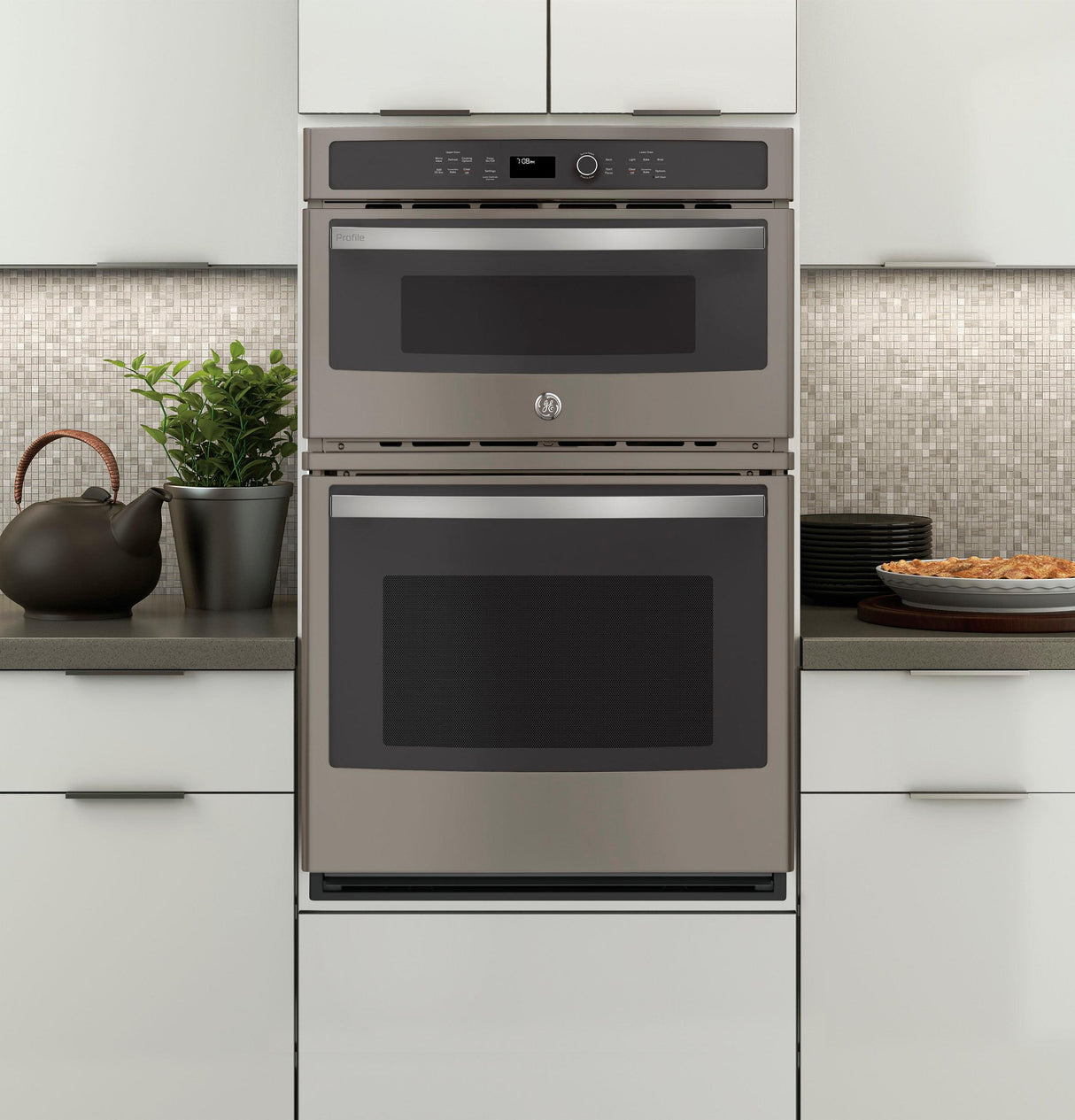 GE Profile™ 27" Built-In Combination Convection Microwave/Convection Wall Oven