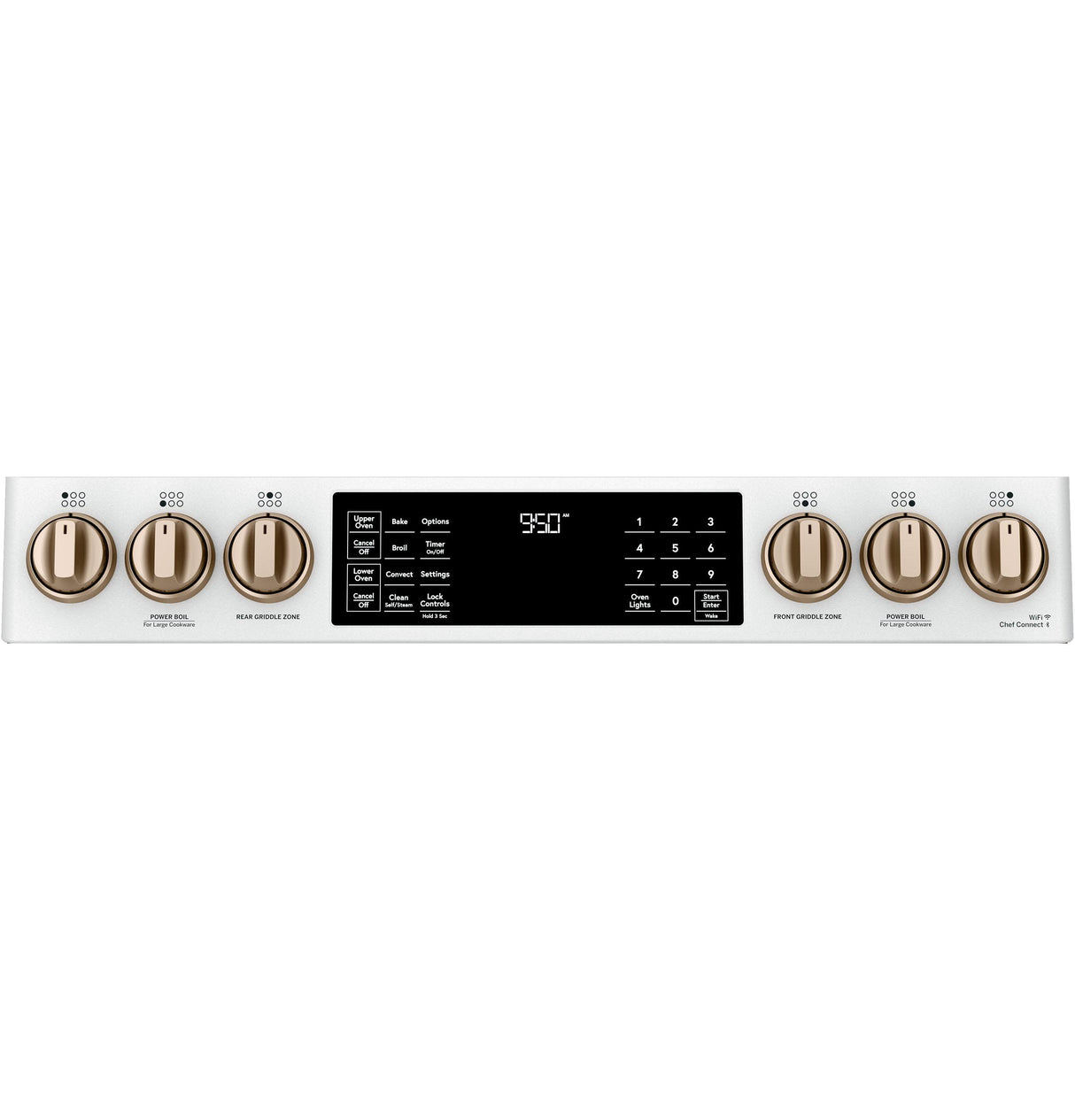 Café™ 30" Smart Slide-In, Front-Control, Dual-Fuel, Double-Oven Range with Convection