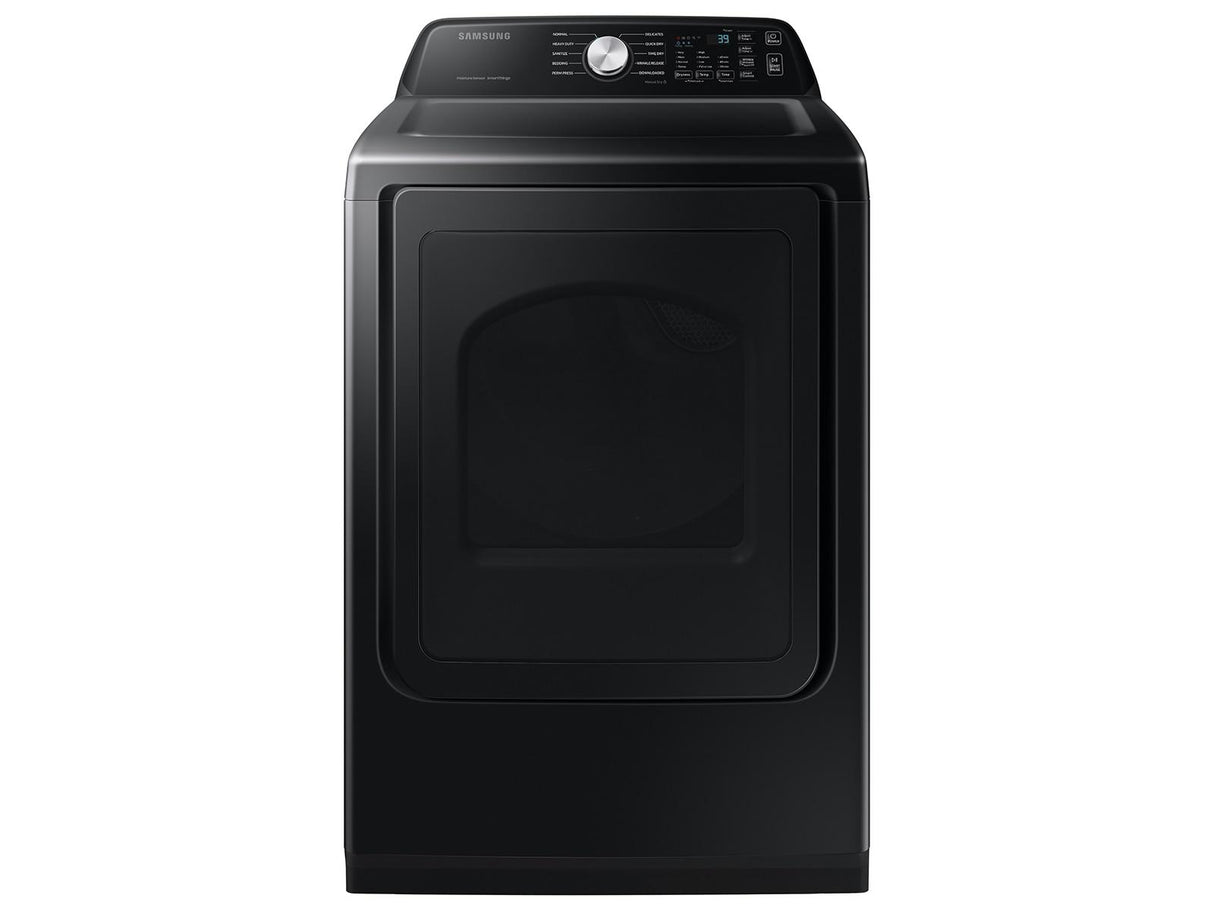 7.4 cu. ft. Smart Gas Dryer with Sensor Dry in Brushed Black