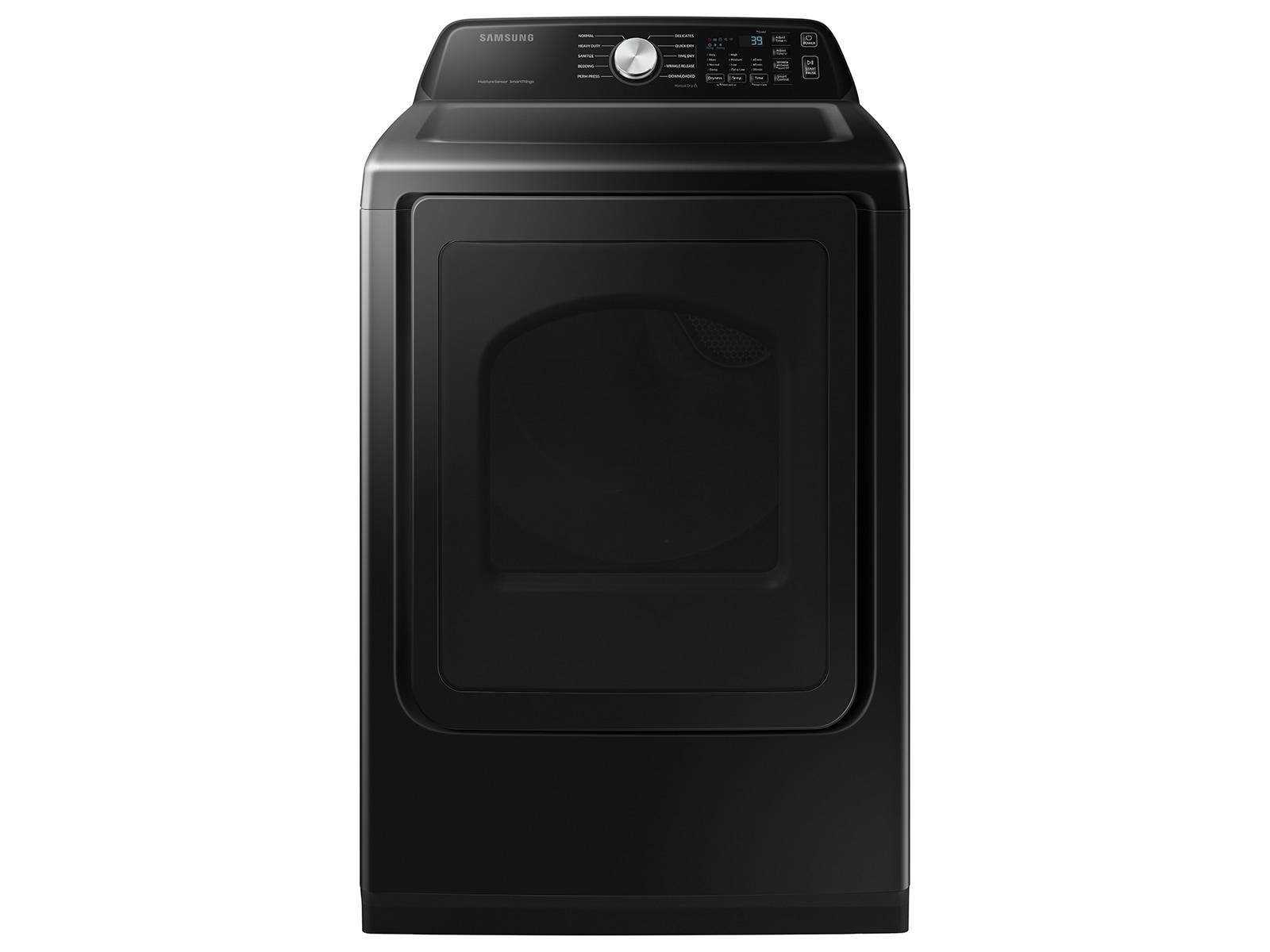 7.4 cu. ft. Smart Gas Dryer with Sensor Dry in Brushed Black