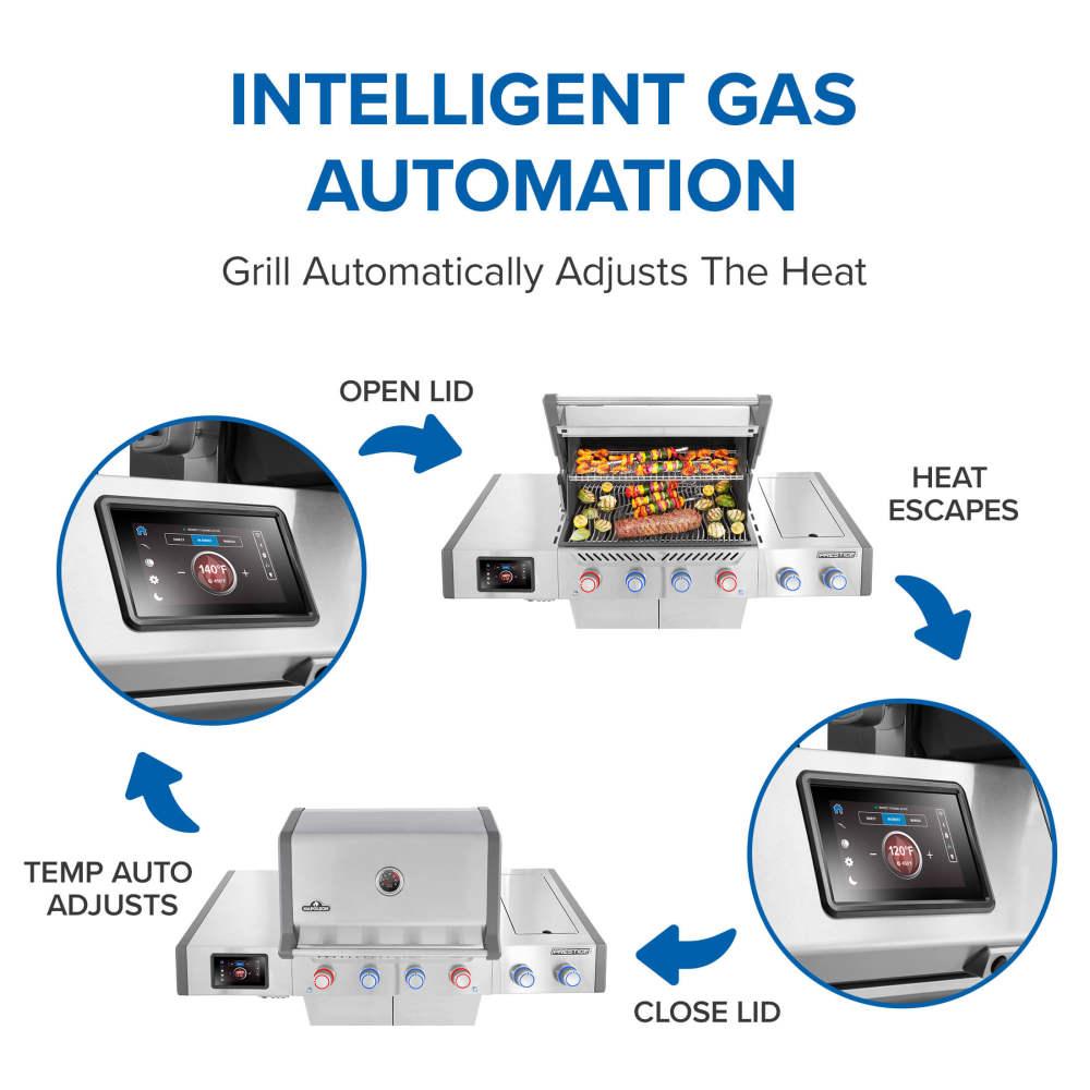 Prestige PRO 500 with Smart Technology , Propane, Stainless Steel