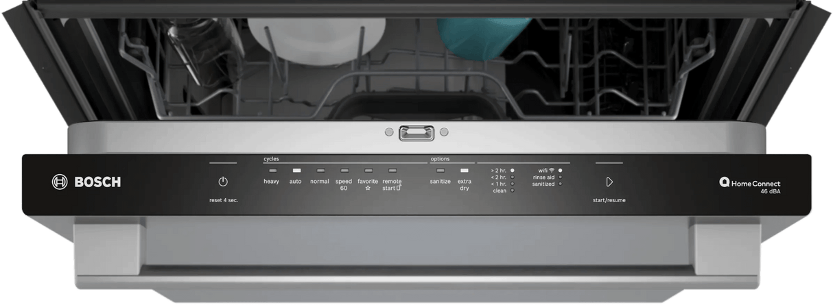 300 Series, built-under dishwasher, 24'', Brushed steel anti-fingerprint