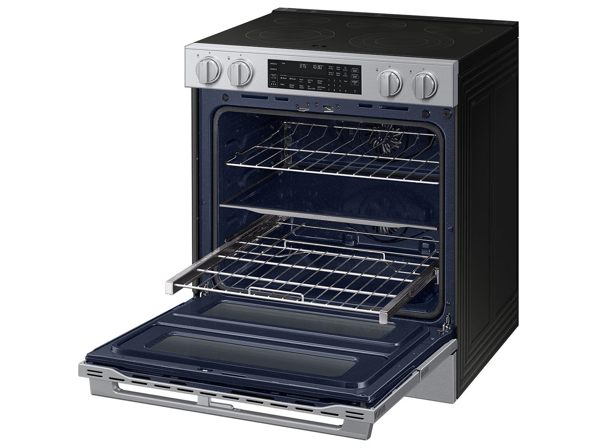 Bespoke Smart Slide-in Electric Range Flex Duo™ Oven Pro Style Design Dual True Convection