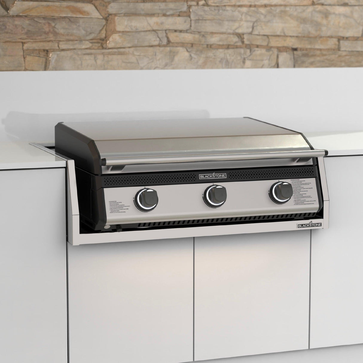 28 Drop-in Griddle with Hood & Insulating Jacket