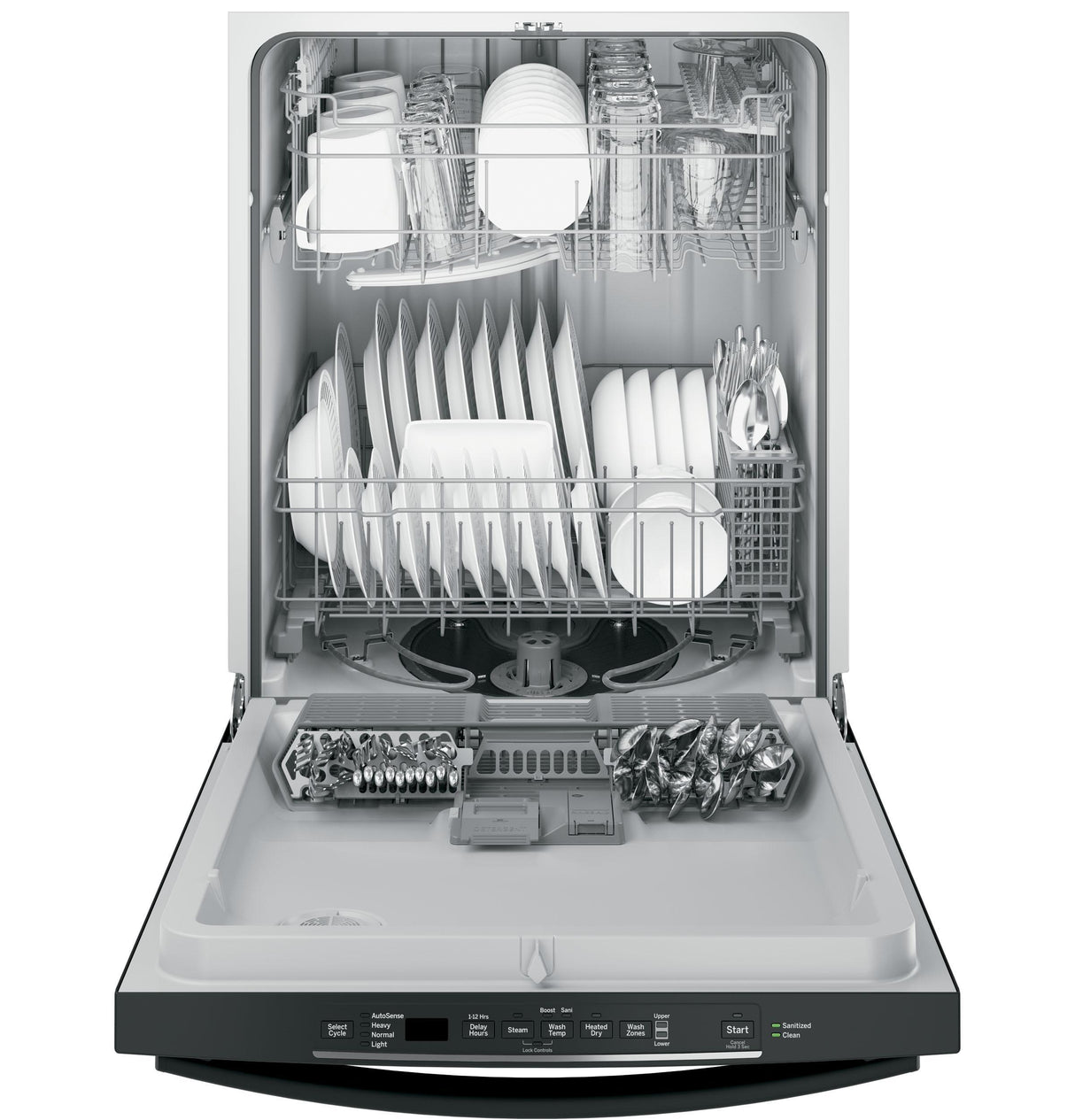GE® Dishwasher with Hidden Controls