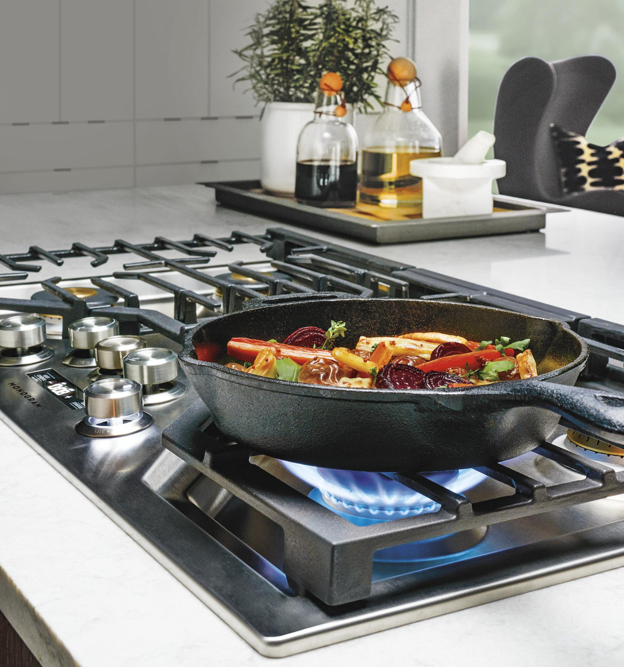 Monogram 36" Deep-Recessed Gas Cooktop