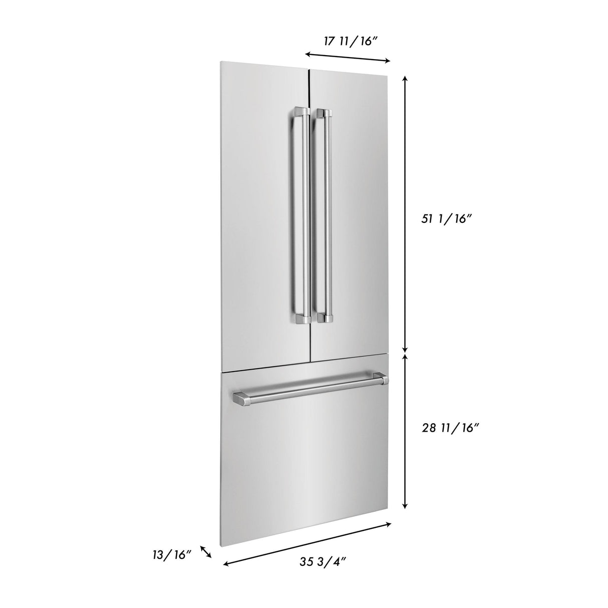 Refrigerator Panel in Stainless Steel (RPBIV-304-36)