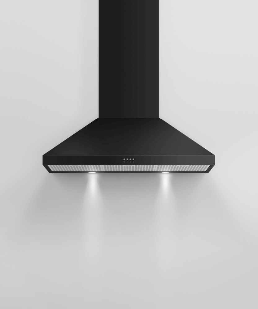 36" Series 7 Pyramid Chimney Wall Range Hood