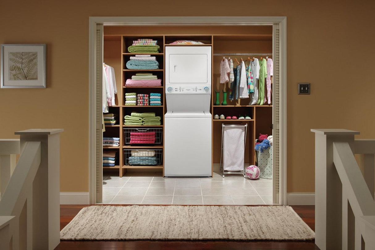 Electric Washer/Dryer Laundry Center - 3.9 Cu. Ft Washer and 5.5 Cu. Ft. Dryer