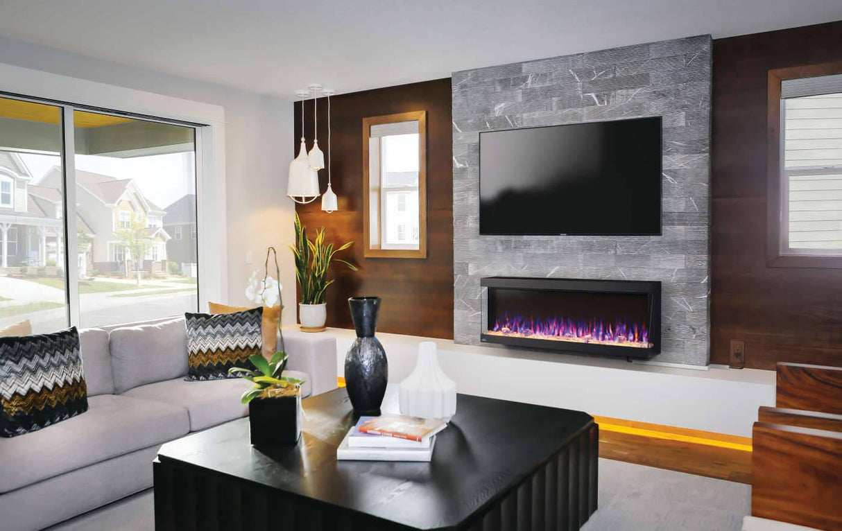 Trivista? Pictura 50 Three-Sided Wall Hanging Electric Fireplace