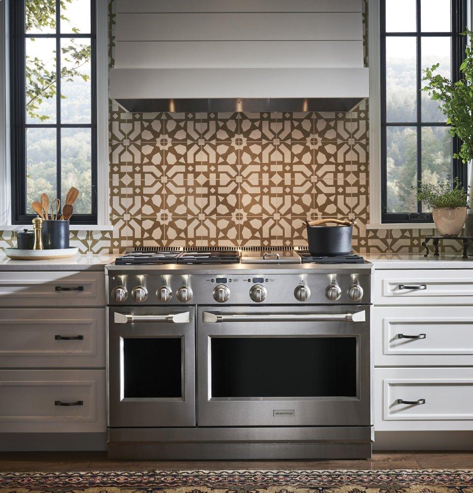 Monogram 48" All Gas Professional Range with 6 Burners and Griddle (Natural Gas)