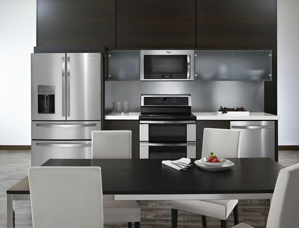 36-inch Wide 4-Door Refrigerator with More Flexible Storage