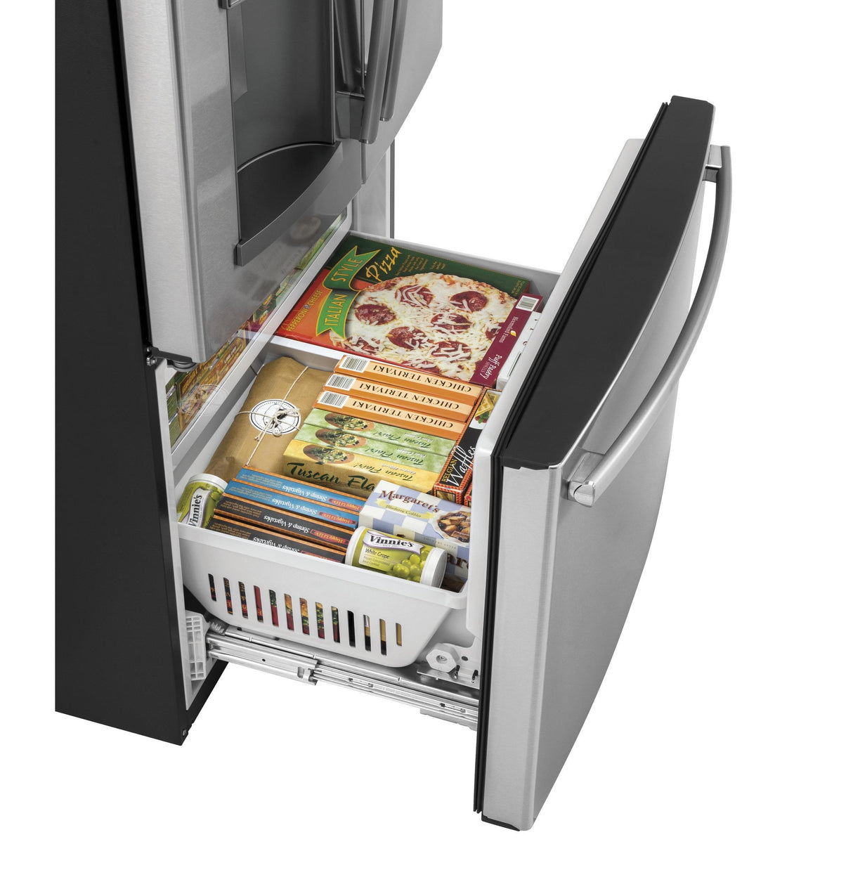 GE® 27.8 Cu. Ft. French-Door Refrigerator with Door In Door