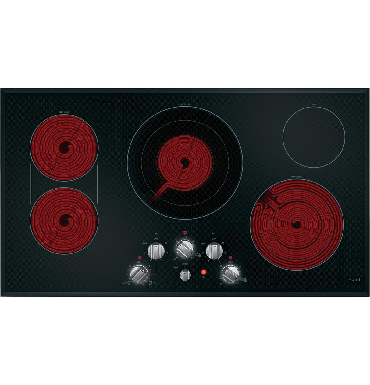 Café™ 36" Knob-Control Electric Cooktop