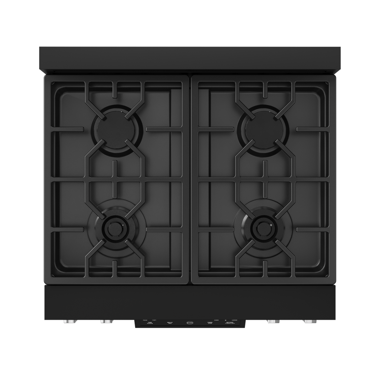 30 Inch Professional Gas Range With Tilt Panel Touch Control In Matte Black/stainless Steel Gordon Ramsay Series