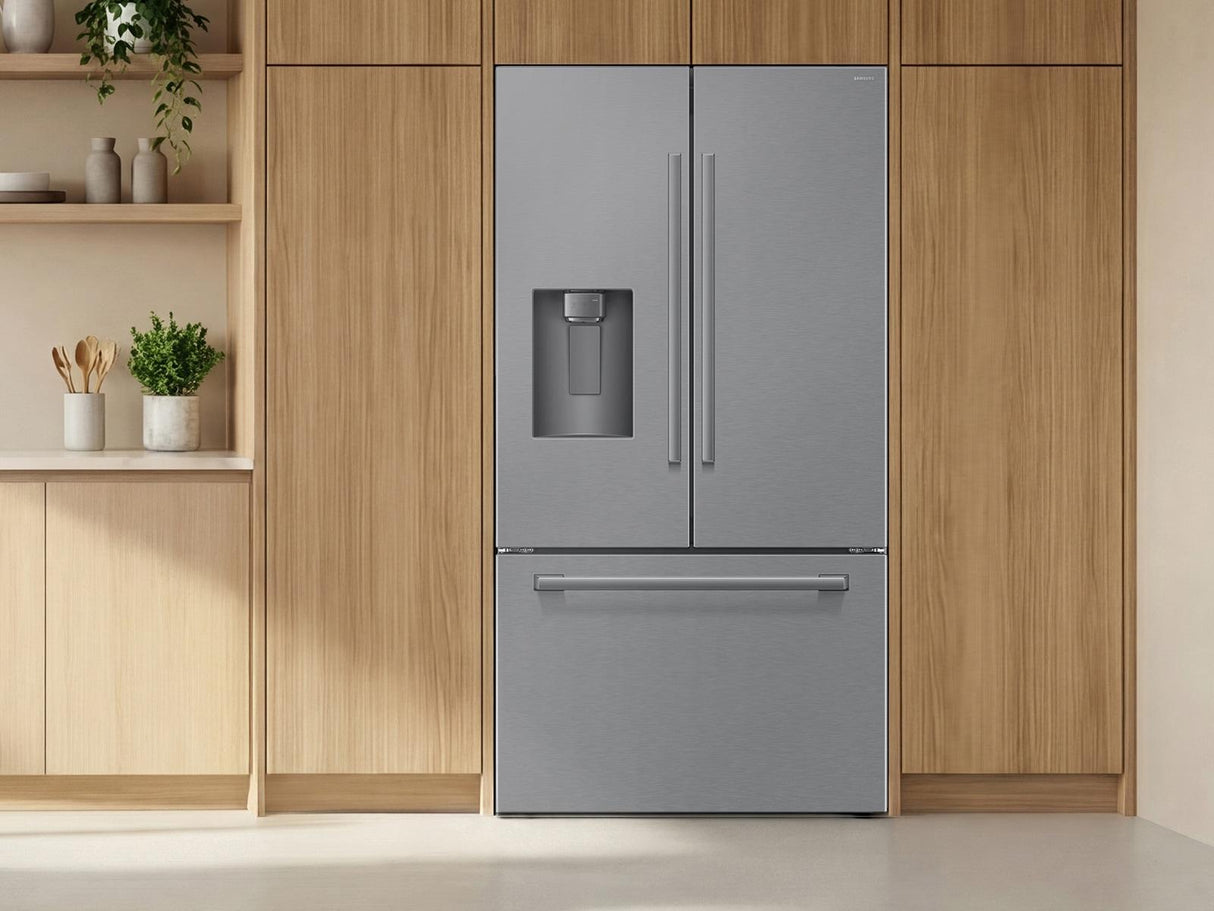 Bespoke AI 3-Door French Door Zero Clearance Fit Dual Auto Ice Maker 24 cu. ft.