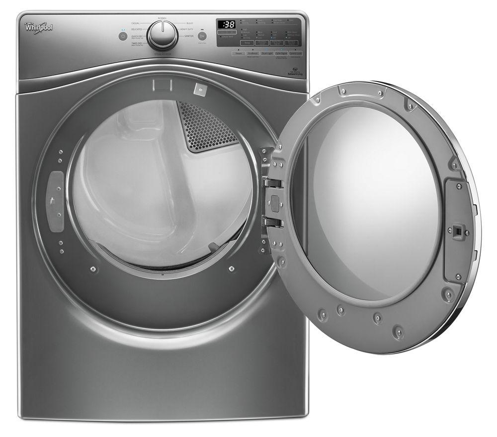7.4 cu.ft Front Load Electric Dryer with Advanced Moisture Sensing, Steam Refresh