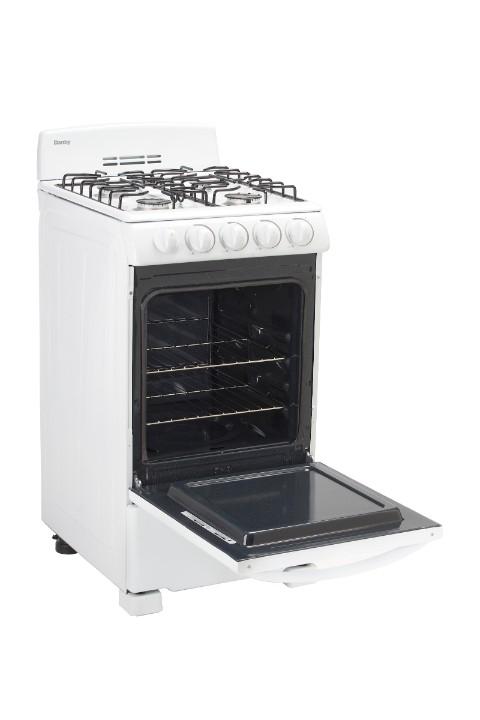 Danby 20" Wide Gas Range in White