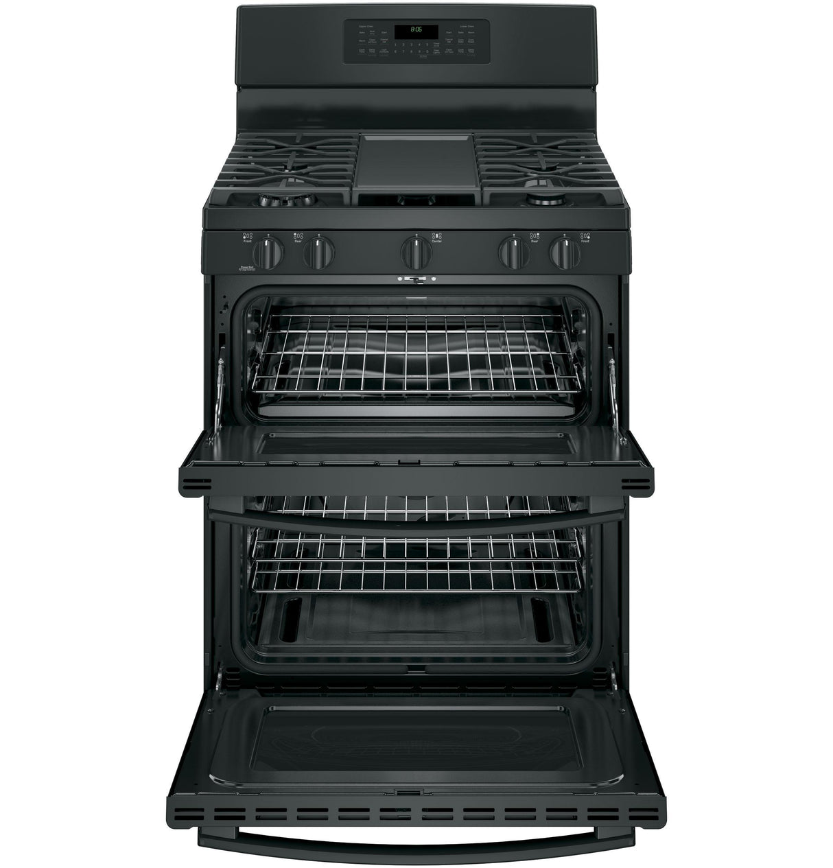 GE® 30" Free-Standing Gas Double Oven Convection Range