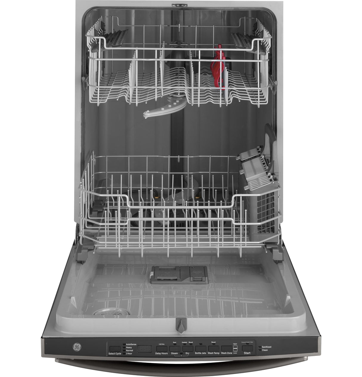 GE® ENERGY STAR® Top Control with Plastic Interior Dishwasher with Sanitize Cycle & Dry Boost
