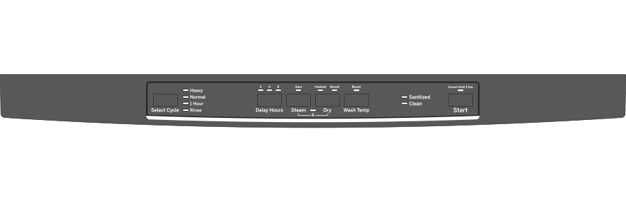 GE® ENERGY STAR® Top Control with Plastic Interior Dishwasher with Sanitize Cycle & Dry Boost