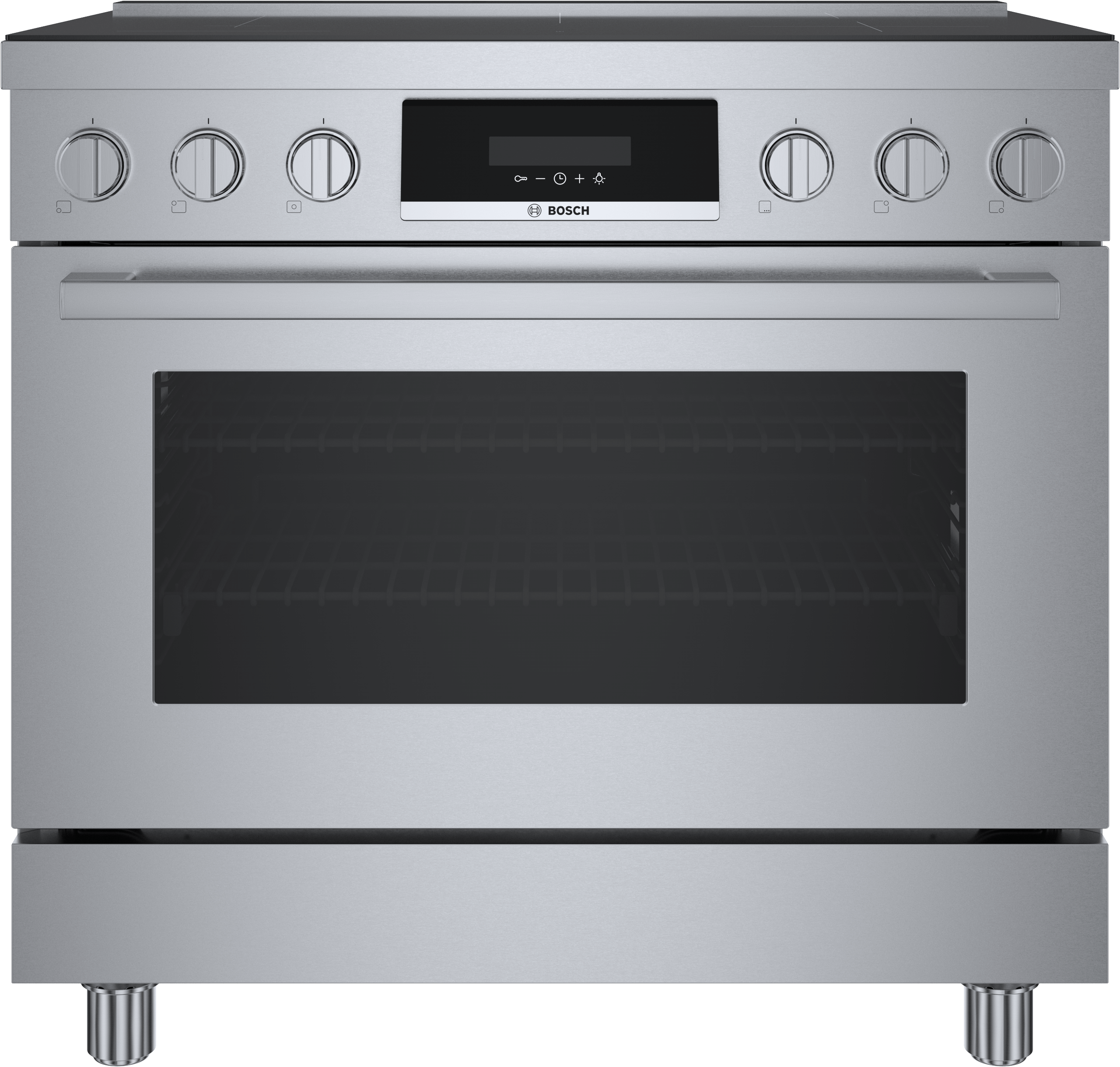 800 Series Induction freestanding range 36" Stainless Steel