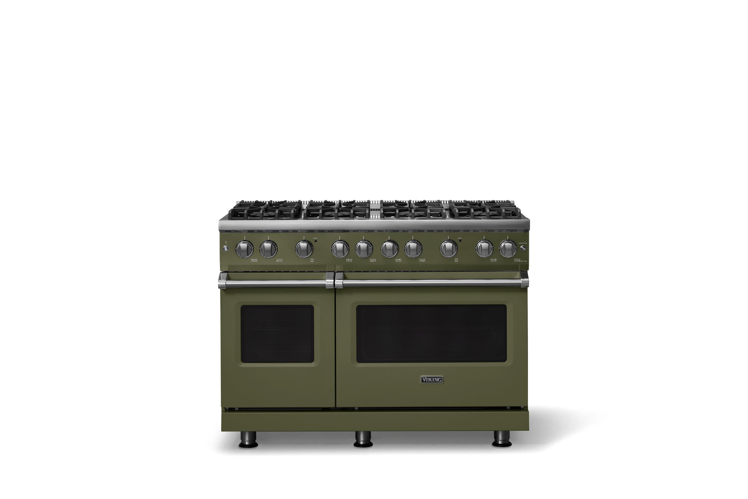48"W. Sealed Burner Gas Range (Burner: 8b, Finish: Martini, Trim: Polished Chrome, Fuel: Natural Gas)