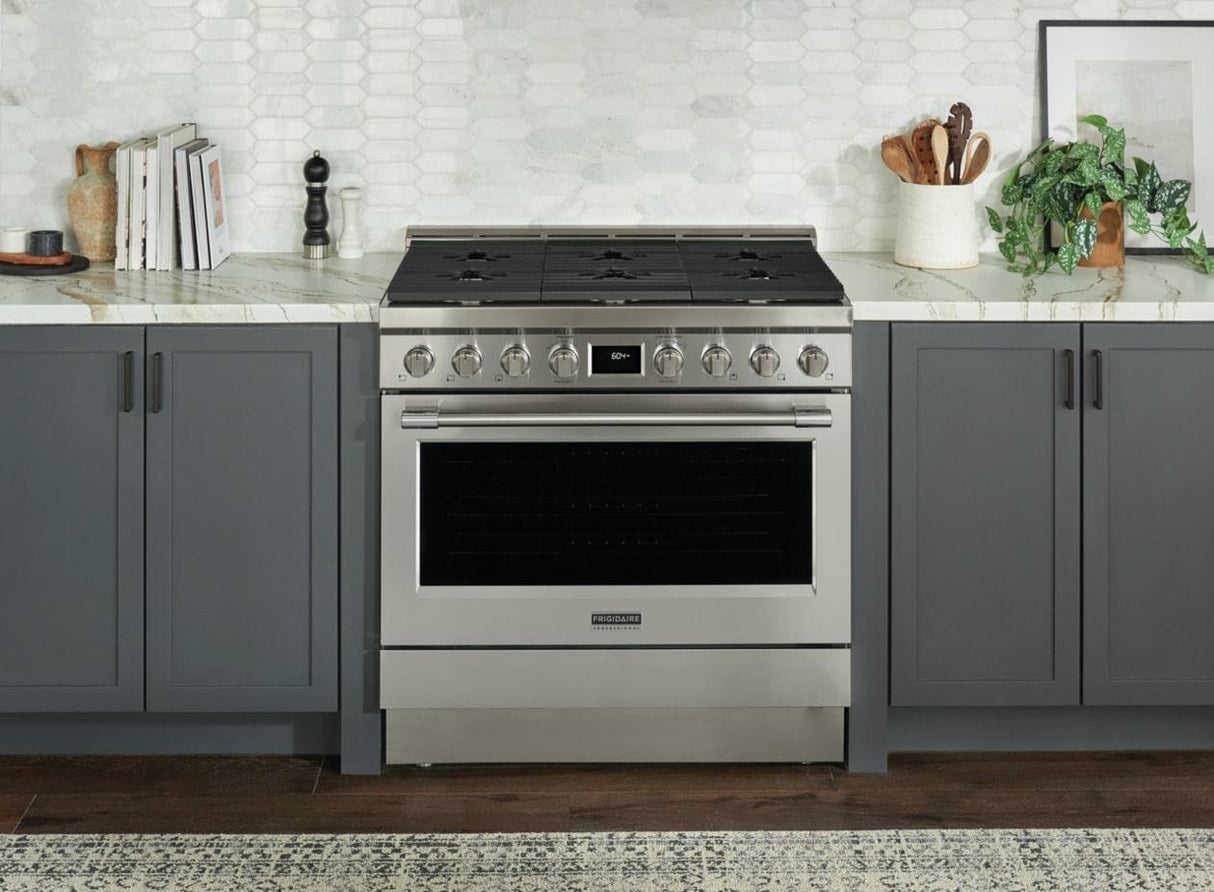 36" Dual-Fuel Freestanding Range