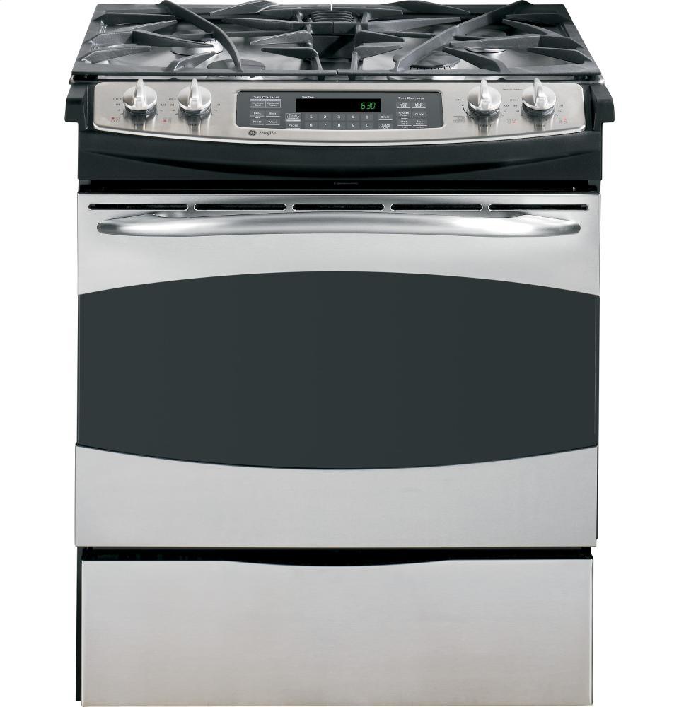 GE Profile Series 30" Slide-In Gas Range