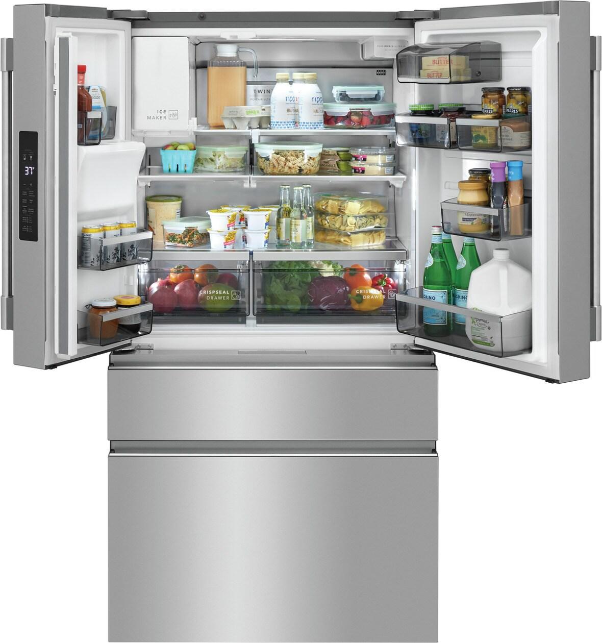 21 Cu. Ft. Counter-Depth 4-Door French Door Refrigerator