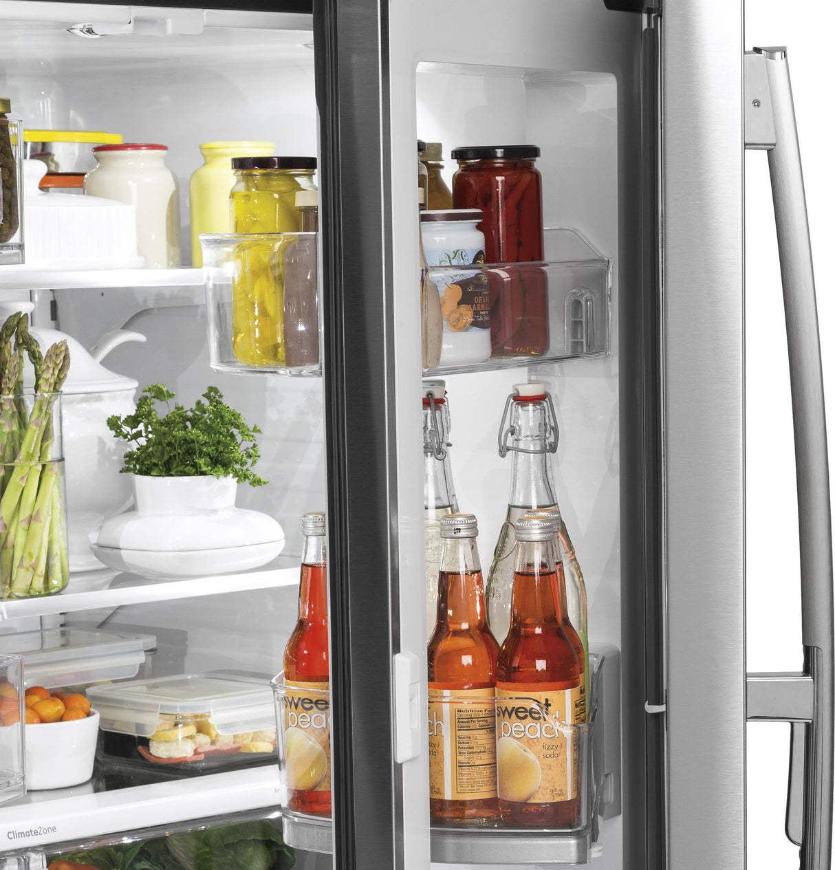 GE Profile™ Series 22.1 Cu. Ft. Counter-Depth French-Door Refrigerator with Door In Door and Hands-Free AutoFill