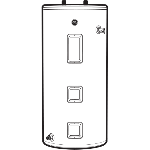 GE® 50 Gallon Short Electric Water Heater
