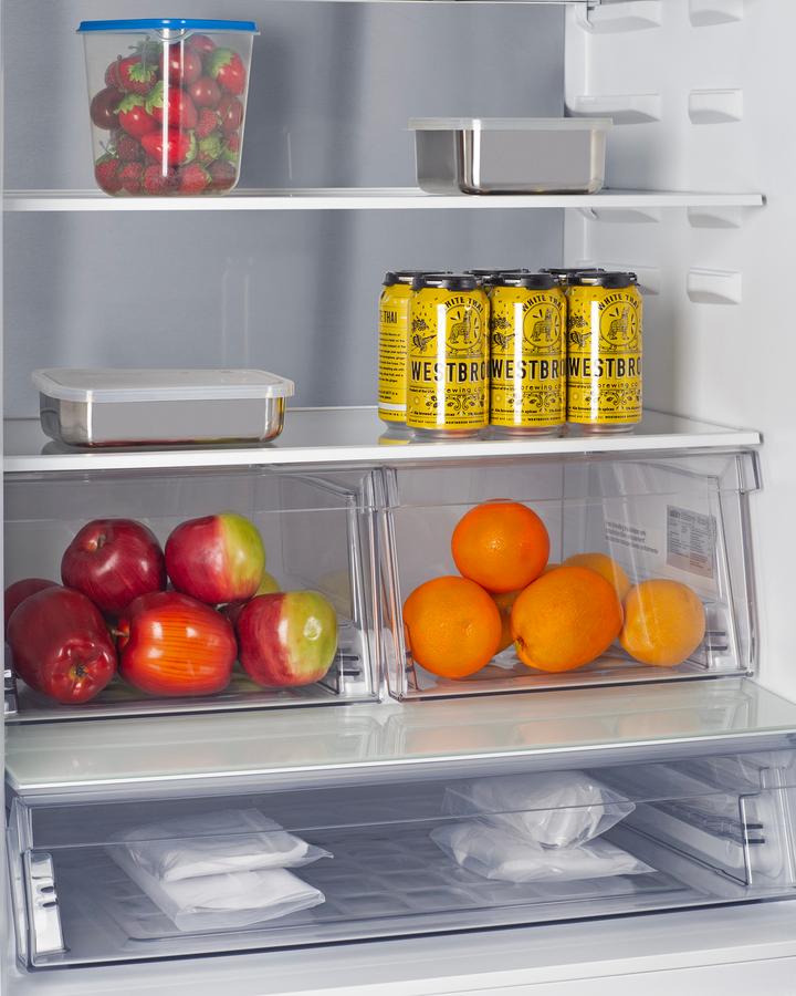 30" Wide French Door Bottom-mount Refrigerator-freezer